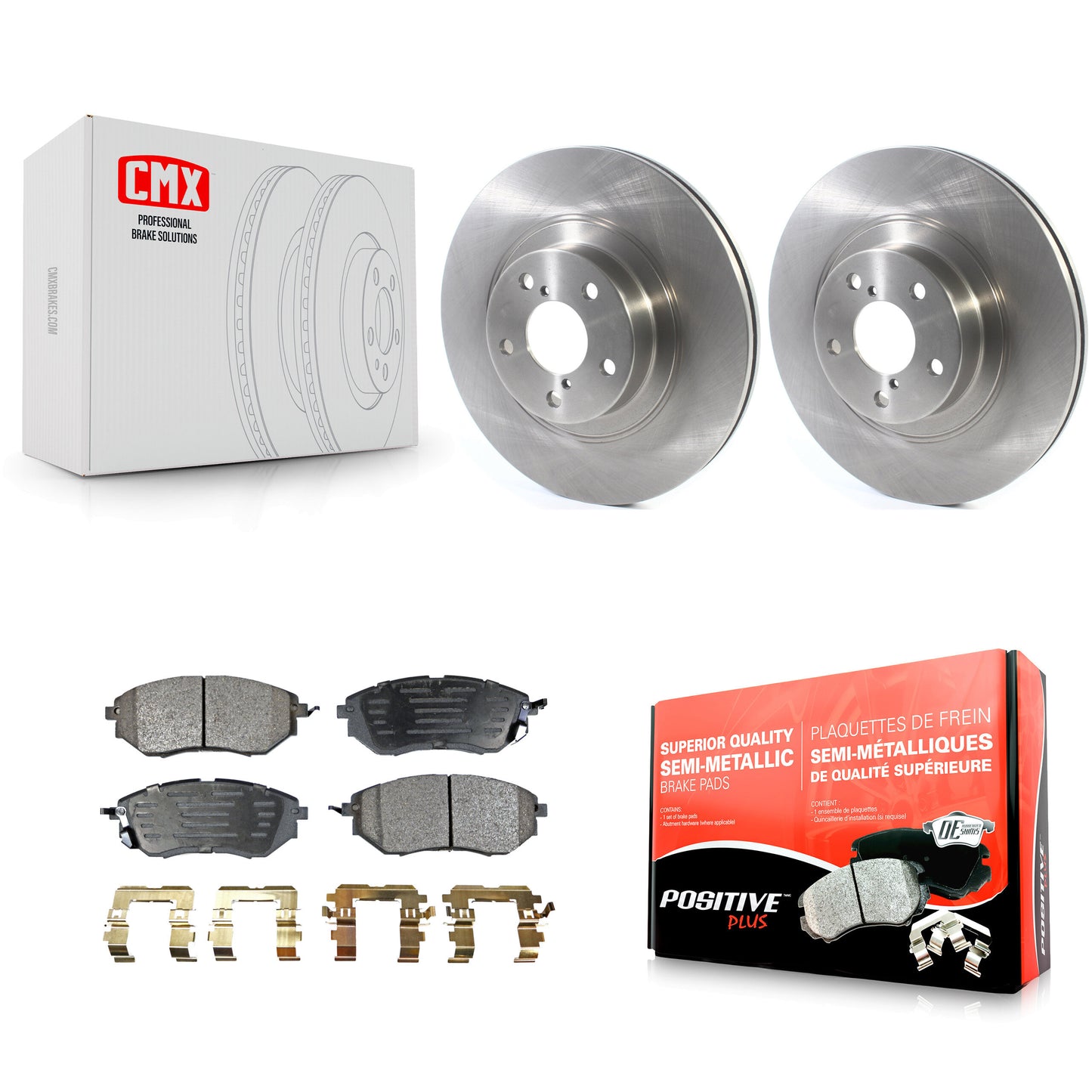 [Avant] Kit de Disque et plaquette (semi-métallique) de frein pour 2009 Subaru Legacy 3.0 R avec 3.0L avec 292mm Diameter Rotor K8F-102658