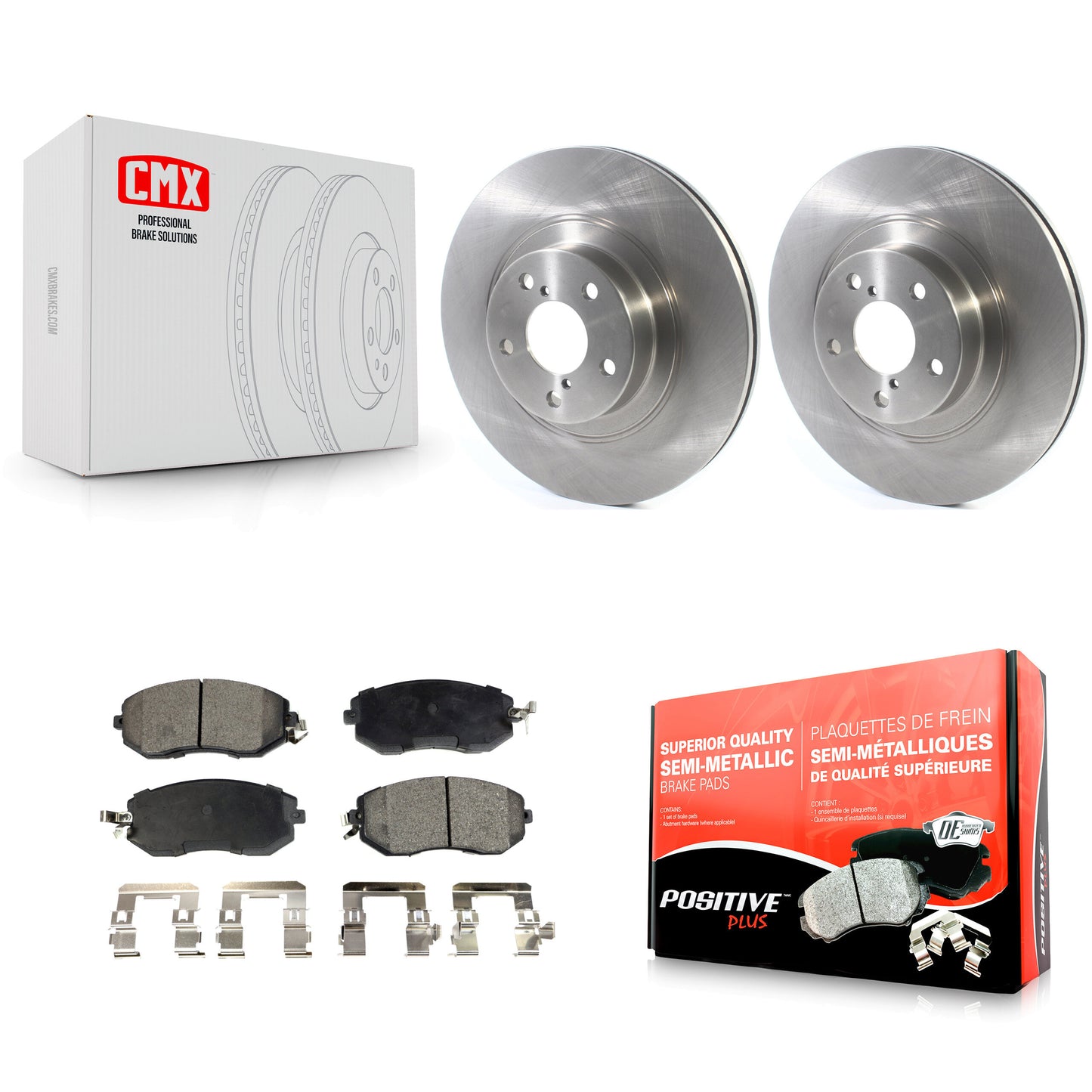 [Avant] Kit de Disque et plaquette (semi-métallique) de frein pour Subaru Forester Impreza Outback XV Crosstrek Legacy Scion FR-S BRZ Toyota 86 K8F-102659