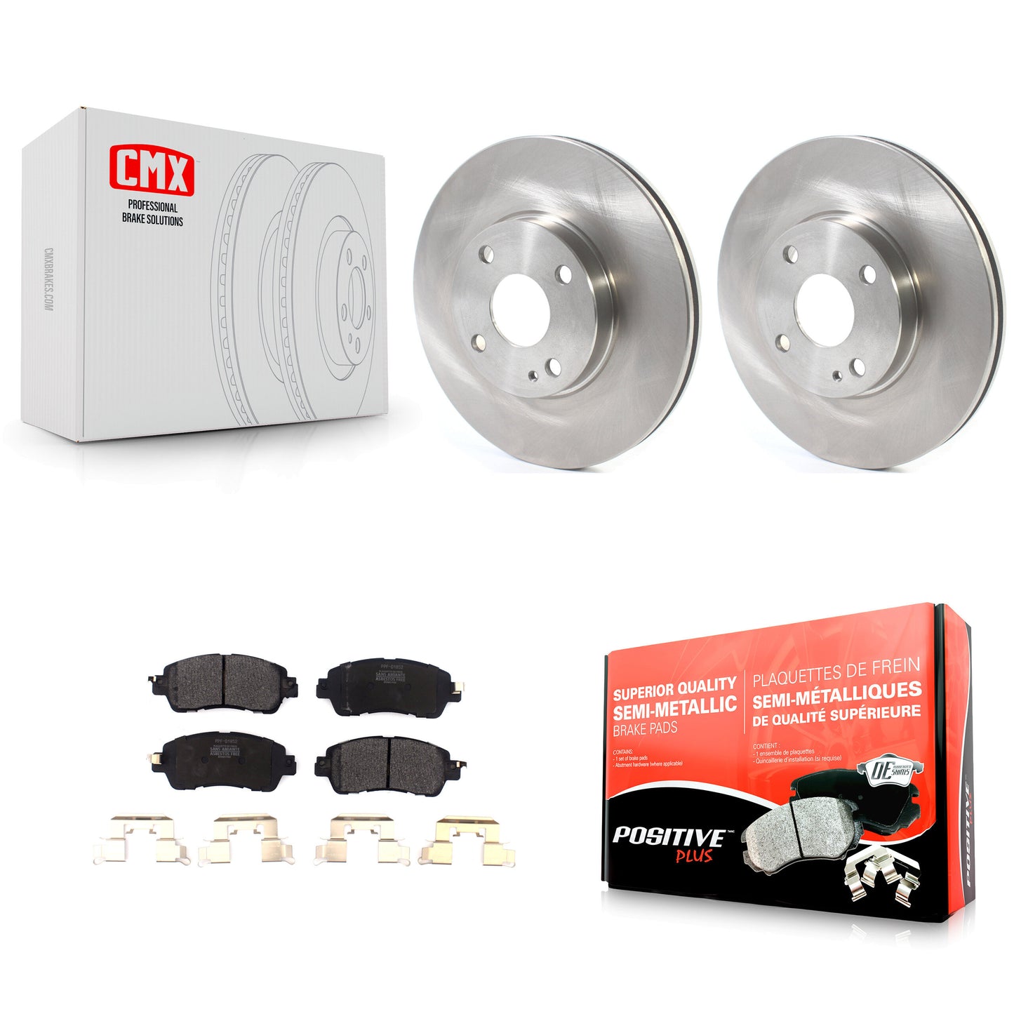 [Avant] Kit de Disque et plaquette (semi-métallique) de frein pour Toyota Yaris iA Scion K8F-102674