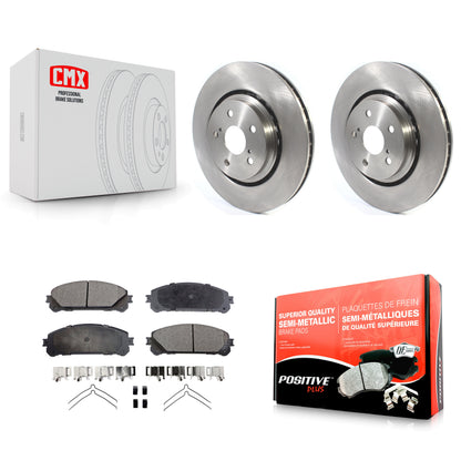 [Avant] Kit de Disque et plaquette (semi-métallique) de frein pour Lexus RX350 RX450h Toyota RX350L Camry RX450hL Avalon Crown NX250 NX350 NX350h K8F-102675