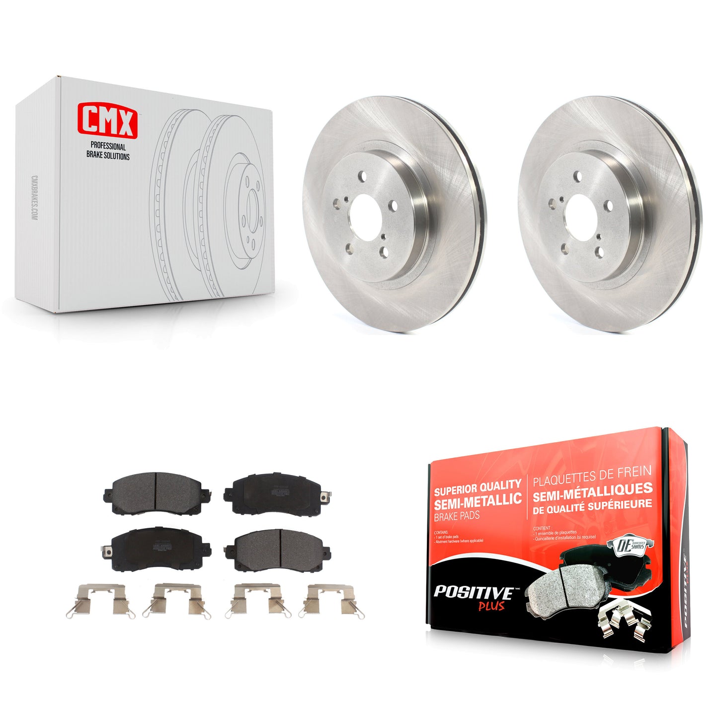 [Avant] Kit de Disque et plaquette (semi-métallique) de frein pour Subaru Crosstrek Impreza K8F-102685