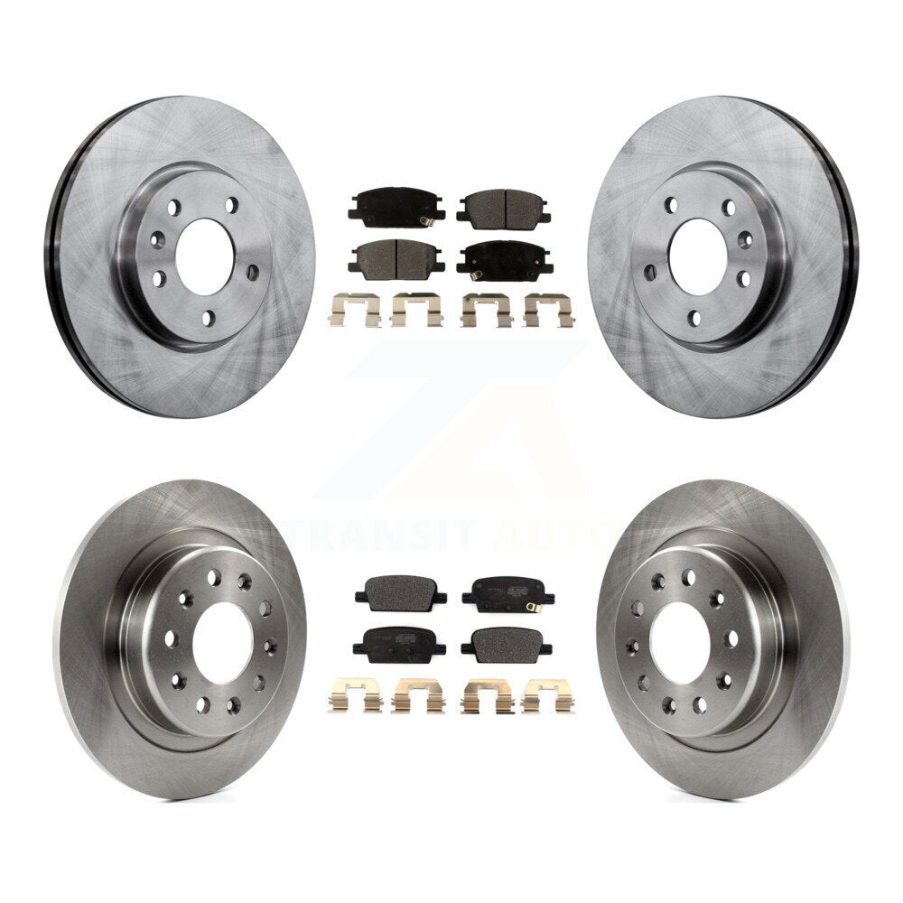 [Avant + Arrière] Kit de Disque et plaquette (semi-métallique) de frein pour 2016-2020 Chevrolet Malibu avec Manual Parking K8F-102692