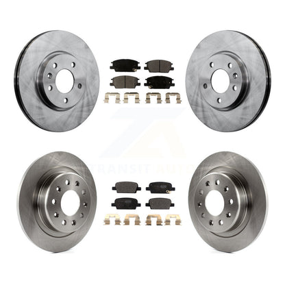[Avant + Arrière] Kit de Disque et plaquette (semi-métallique) de frein pour 2016-2020 Chevrolet Malibu avec Manual Parking K8F-102692