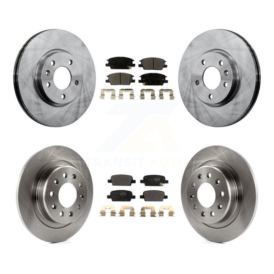[Avant + Arrière] Kit de Disque et plaquette (semi-métallique) de frein pour 2016-2020 Chevrolet Malibu avec Manual Parking K8F-102692