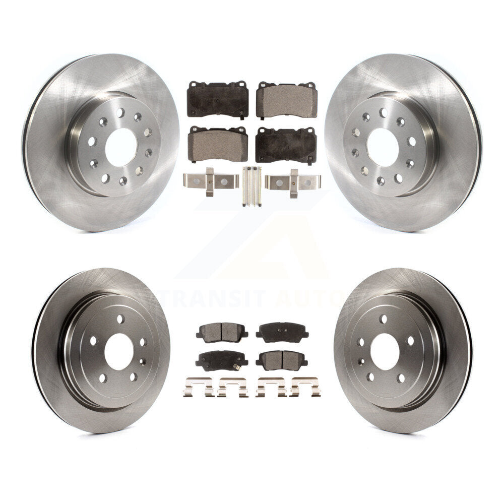 [Avant + Arrière] Kit de Disque et plaquette (semi-métallique) de frein pour Cadillac CTS K8F-102698