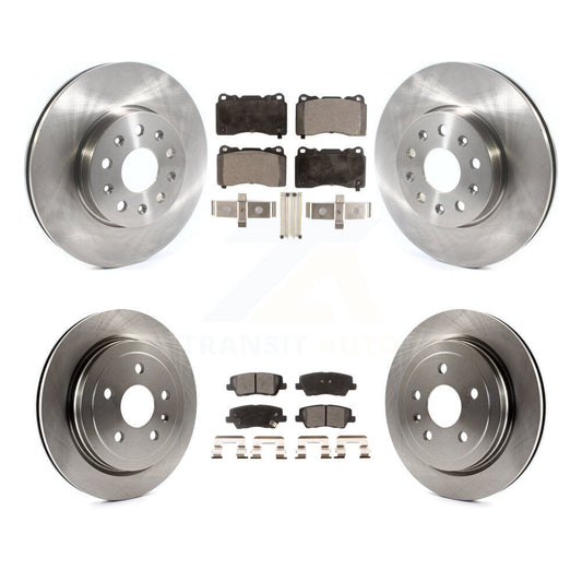 [Avant + Arrière] Kit de Disque et plaquette (semi-métallique) de frein pour Cadillac CTS K8F-102698