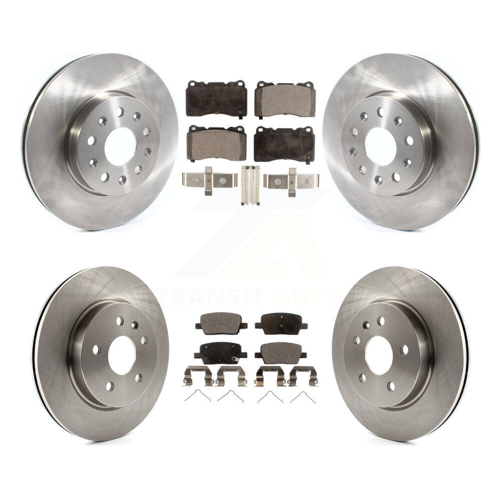 [Avant + Arrière] Kit de Disque et plaquette (semi-métallique) de frein pour Chevrolet Camaro K8F-102699