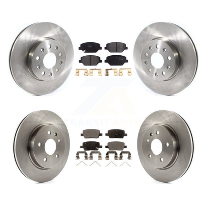 [Avant + Arrière] Kit de Disque et plaquette (semi-métallique) de frein pour Chevrolet Camaro sans Brembo Calipers K8F-102704