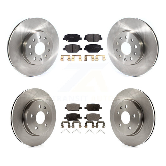 [Avant + Arrière] Kit de Disque et plaquette (semi-métallique) de frein pour Chevrolet Camaro sans Brembo Calipers K8F-102704