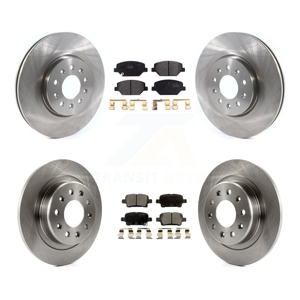 [Avant + Arrière] Kit de Disque et plaquette (semi-métallique) de frein pour Chevrolet Equinox GMC Terrain Buick LaCrosse K8F-102705