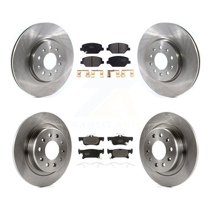 [Avant + Arrière] Kit de Disque et plaquette (semi-métallique) de frein pour 2016-2018 Buick Envision avec 288mm Diameter Rotor K8F-102706