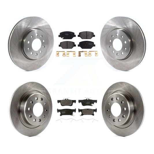 [Avant + Arrière] Kit de Disque et plaquette (semi-métallique) de frein pour 2016-2018 Buick Envision avec 288mm Diameter Rotor K8F-102706