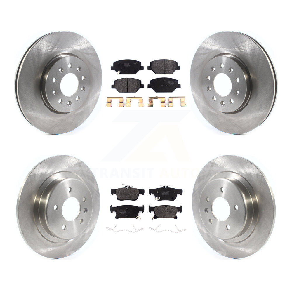 [Avant + Arrière] Kit de Disque et plaquette (semi-métallique) de frein pour 2016-2018 Buick Envision avec 315mm Diameter Rotor K8F-102707