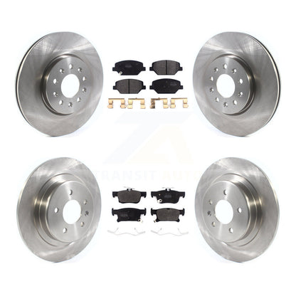 [Avant + Arrière] Kit de Disque et plaquette (semi-métallique) de frein pour 2016-2018 Buick Envision avec 315mm Diameter Rotor K8F-102707