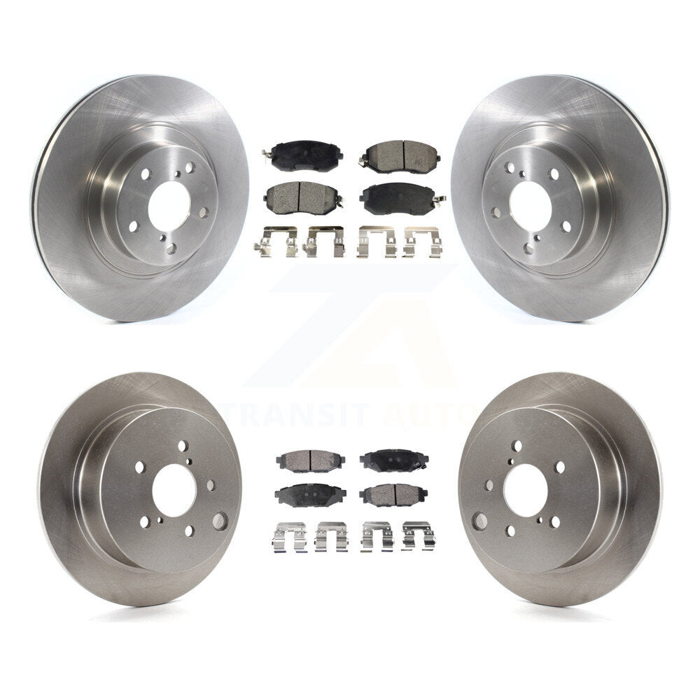 [Avant + Arrière] Kit de Disque et plaquette (semi-métallique) de frein pour Subaru Forester XV Crosstrek avec 292mm Diameter Rotor K8F-102721