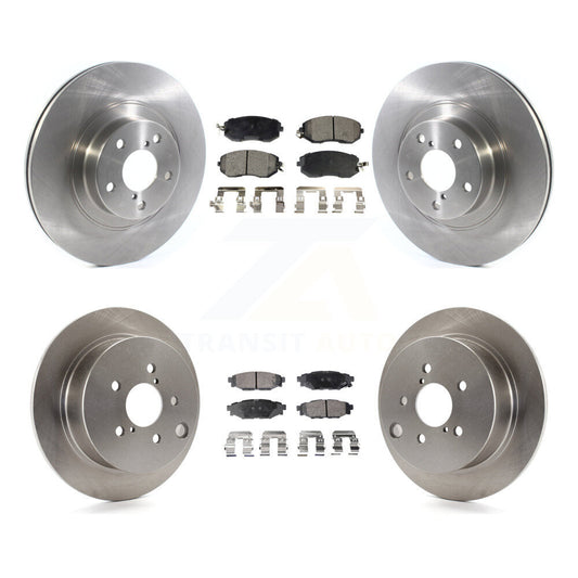 [Avant + Arrière] Kit de Disque et plaquette (semi-métallique) de frein pour Subaru Forester XV Crosstrek avec 292mm Diameter Rotor K8F-102721