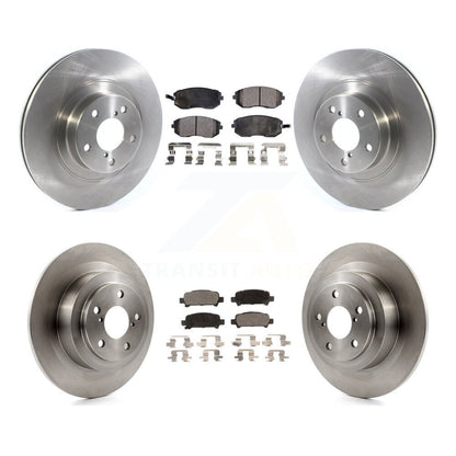[Avant + Arrière] Kit de Disque et plaquette (semi-métallique) de frein pour 2005-2006 Subaru Baja Turbocharged avec 292mm Diameter Rotor K8F-102722