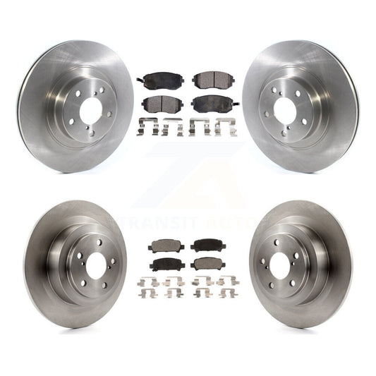 [Avant + Arrière] Kit de Disque et plaquette (semi-métallique) de frein pour 2005-2006 Subaru Baja Turbocharged avec 292mm Diameter Rotor K8F-102722