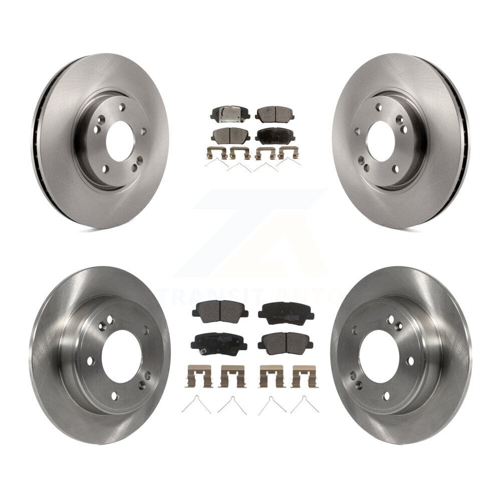 [Avant + Arrière] Kit de Disque et plaquette (semi-métallique) de frein pour Hyundai Veloster K8F-102725