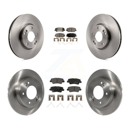 [Avant + Arrière] Kit de Disque et plaquette (semi-métallique) de frein pour Hyundai Veloster K8F-102725