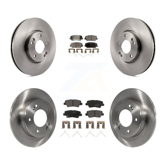 [Avant + Arrière] Kit de Disque et plaquette (semi-métallique) de frein pour Hyundai Veloster K8F-102725