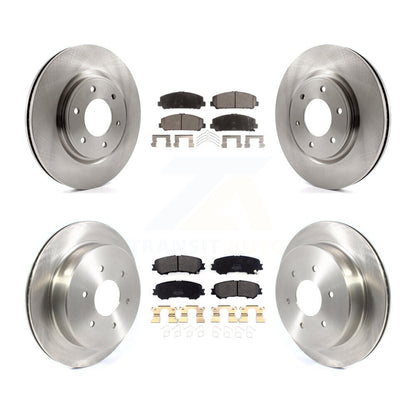 [Avant + Arrière] Kit de Disque et plaquette (semi-métallique) de frein pour 2017-2023 Nissan TITAN K8F-102729
