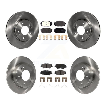 [Avant + Arrière] Kit de Disque et plaquette (semi-métallique) de frein pour Kia Soul Forte Hyundai Elantra GT Kona Forte5 K8F-102732