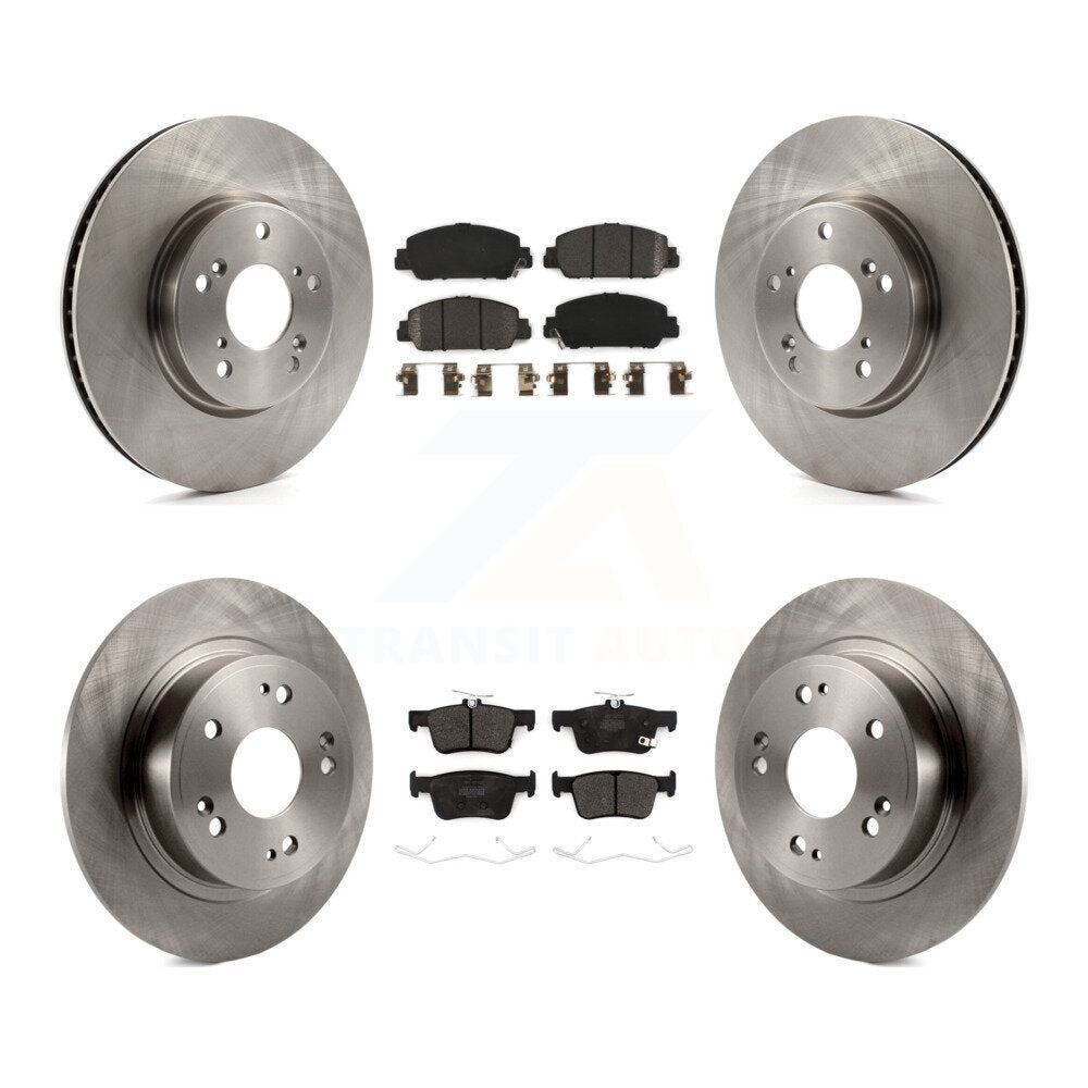 [Avant + Arrière] Kit de Disque et plaquette (semi-métallique) de frein pour Honda Accord K8F-102738