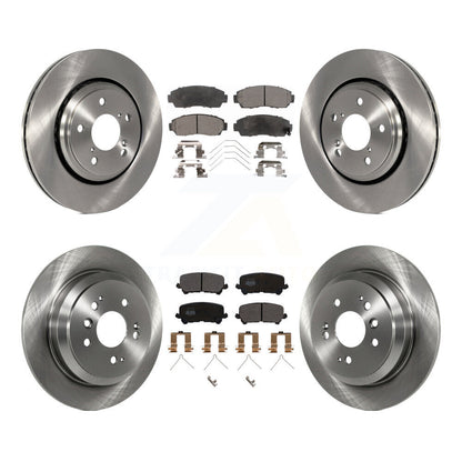 [Avant + Arrière] Kit de Disque et plaquette (semi-métallique) de frein pour 2019-2022 Honda Passport K8F-102740