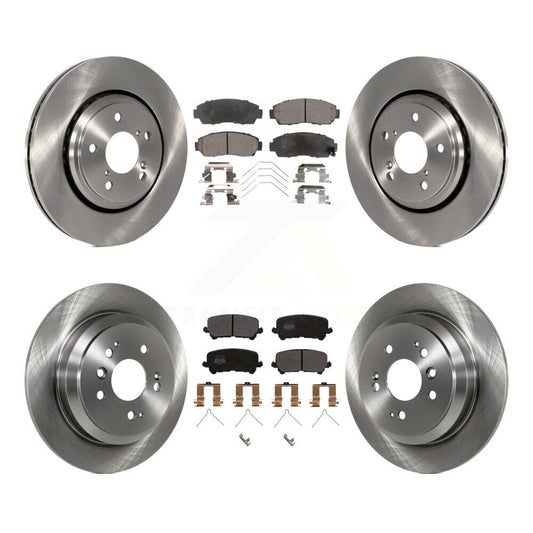 [Avant + Arrière] Kit de Disque et plaquette (semi-métallique) de frein pour 2019-2022 Honda Passport K8F-102740