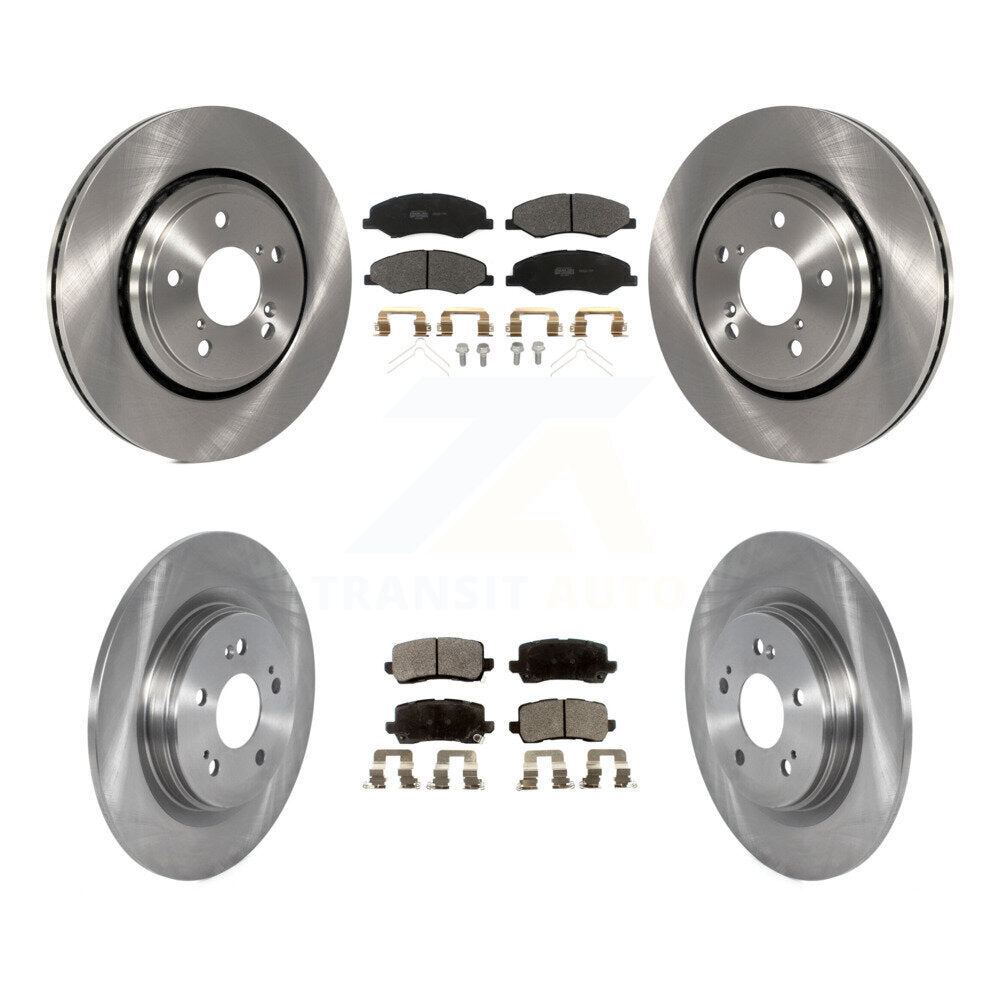 [Avant + Arrière] Kit de Disque et plaquette (semi-métallique) de frein pour 2018-2023 Honda Odyssey K8F-102742