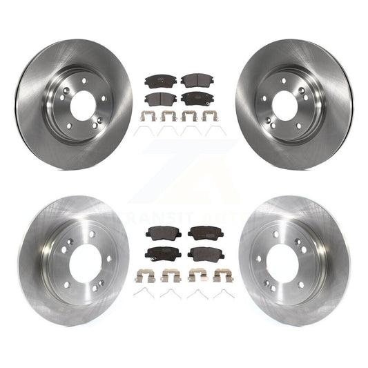 [Avant + Arrière] Kit de Disque et plaquette (semi-métallique) de frein pour 2017-2020 Hyundai Elantra 1.6L K8F-102750