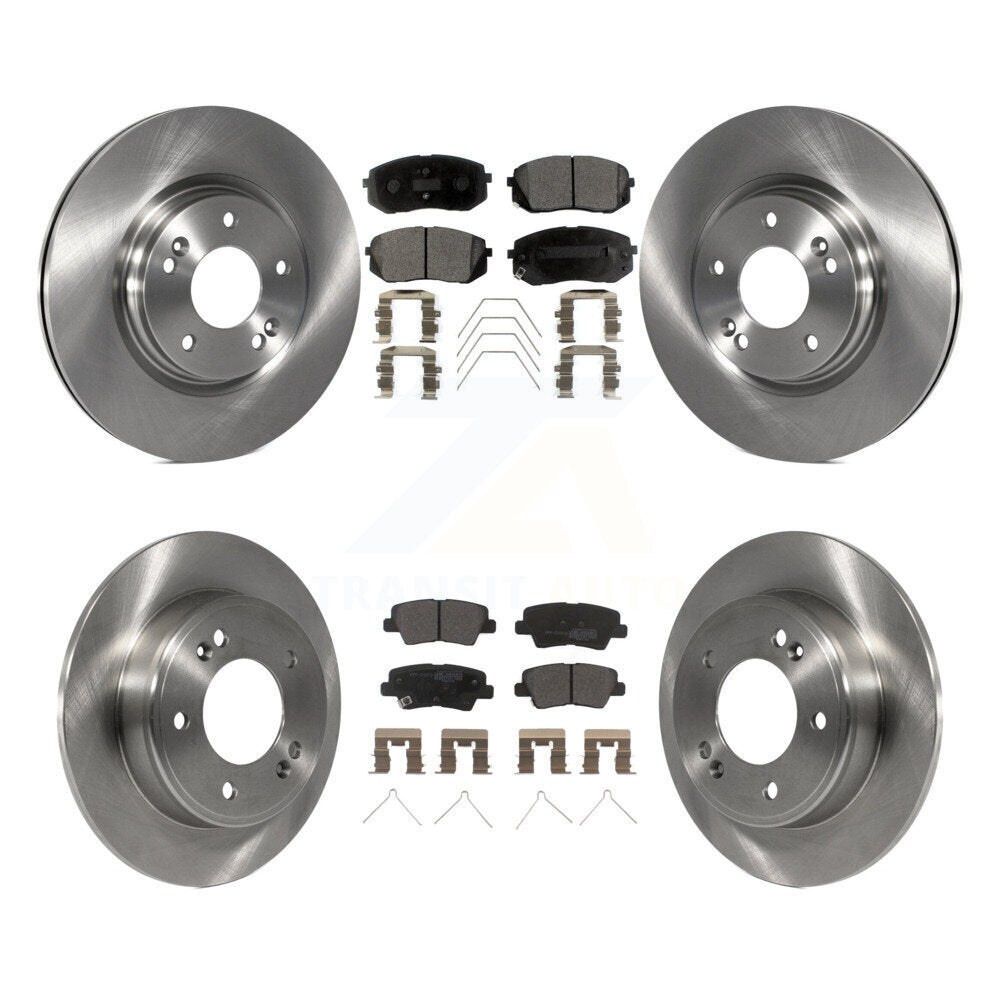 [Avant + Arrière] Kit de Disque et plaquette (semi-métallique) de frein pour Kia Soul Forte K8F-102751
