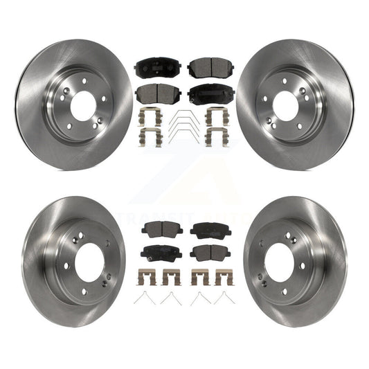 [Avant + Arrière] Kit de Disque et plaquette (semi-métallique) de frein pour Kia Soul Forte K8F-102751