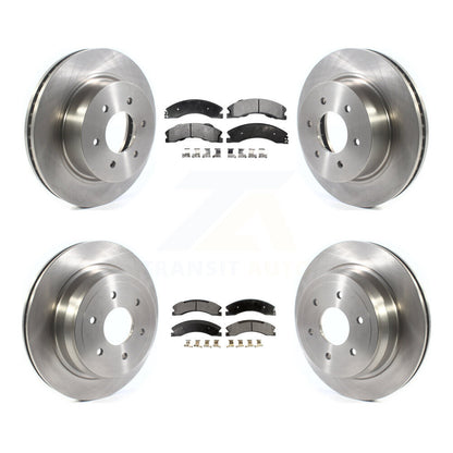[Avant + Arrière] Kit de Disque et plaquette (semi-métallique) de frein pour 2016-2022 Nissan TITAN XD K8F-102754