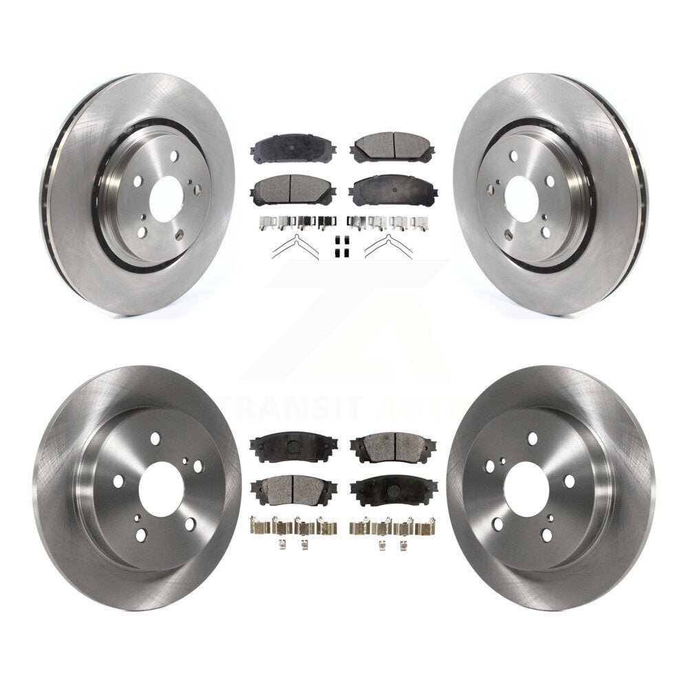 [Avant + Arrière] Kit de Disque et plaquette (semi-métallique) de frein pour Toyota Camry Avalon TRD K8F-102755