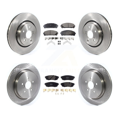 [Avant + Arrière] Kit de Disque et plaquette (semi-métallique) de frein pour Lexus RX350 RX450h RX350L RX450hL K8F-102756