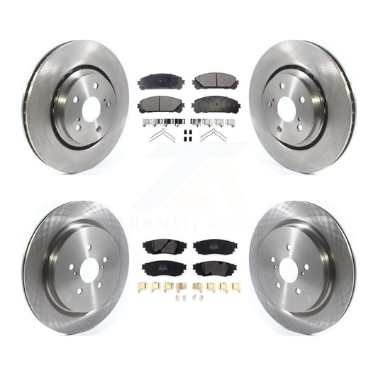 [Avant + Arrière] Kit de Disque et plaquette (semi-métallique) de frein pour Lexus RX350 RX450h RX350L RX450hL K8F-102756