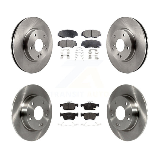[Avant + Arrière] Kit de Disque et plaquette (semi-métallique) de frein pour Honda Civic K8F-102757