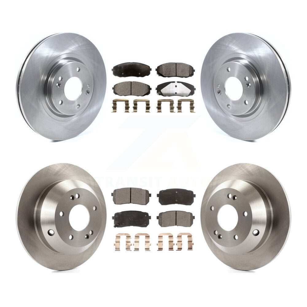 [Avant + Arrière] Kit de Disque et plaquette (semi-métallique) de frein pour 2015-2020 Kia Sedona K8F-102761