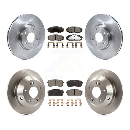 [Avant + Arrière] Kit de Disque et plaquette (semi-métallique) de frein pour 2015-2020 Kia Sedona K8F-102761