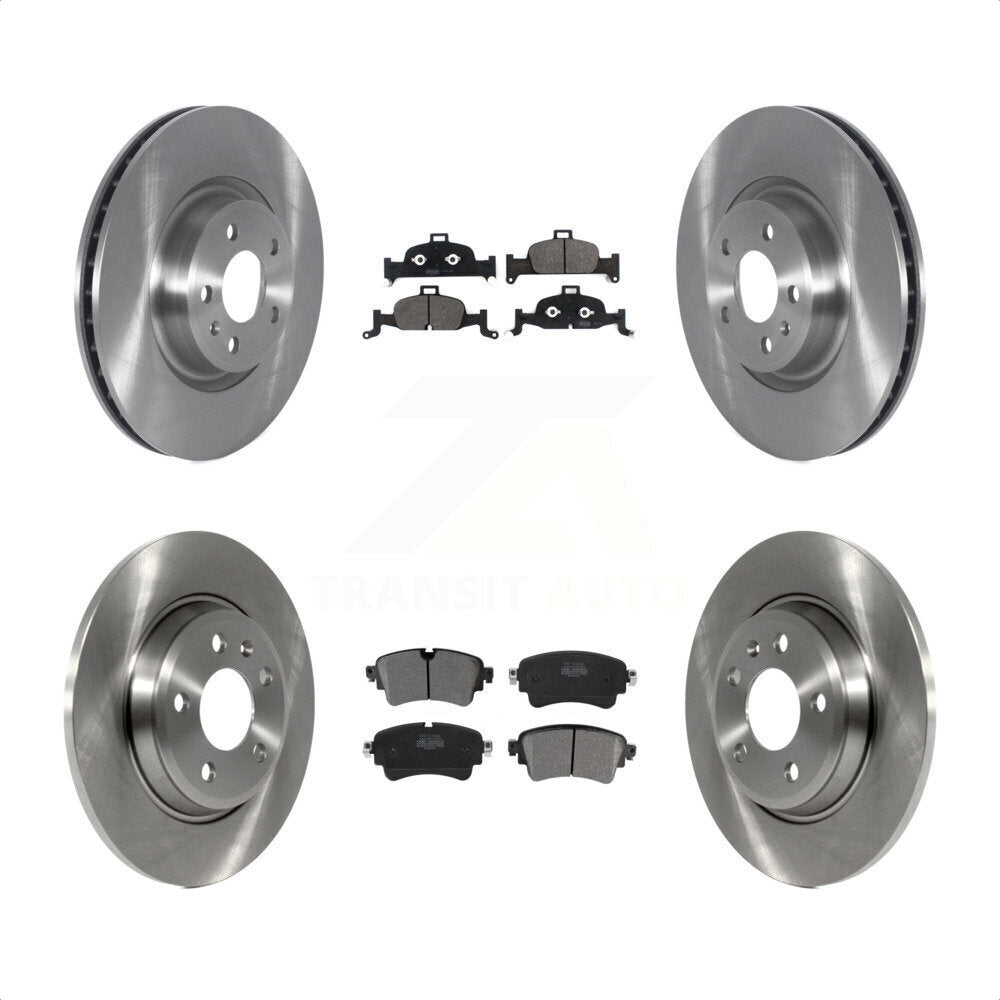 [Avant + Arrière] Kit de Disque et plaquette (semi-métallique) de frein pour Audi A4 Quattro K8F-102762 par Transit Auto