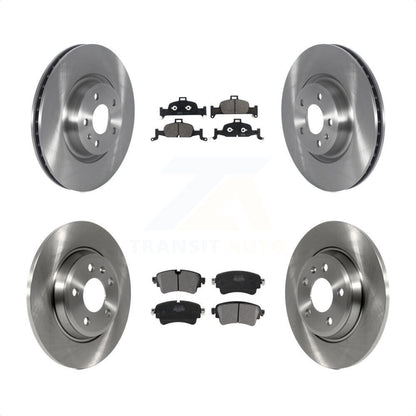 [Avant + Arrière] Kit de Disque et plaquette (semi-métallique) de frein pour Audi A4 Quattro K8F-102762 par Transit Auto