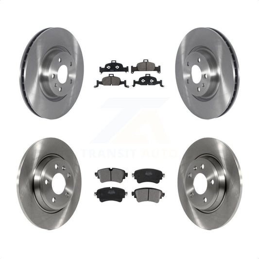 [Avant + Arrière] Kit de Disque et plaquette (semi-métallique) de frein pour Audi A4 Quattro K8F-102762 par Transit Auto
