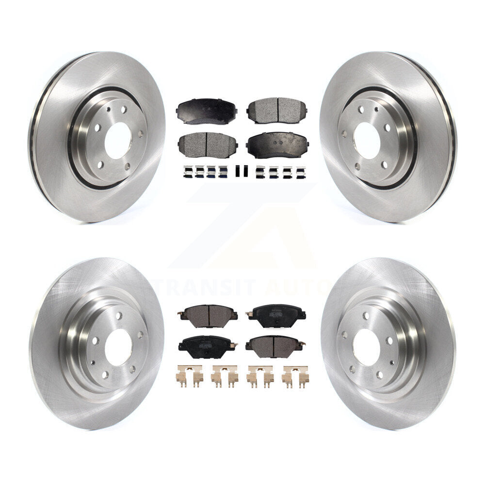 [Avant + Arrière] Kit de Disque et plaquette (semi-métallique) de frein pour 2016-2022 Mazda CX-9 K8F-102766