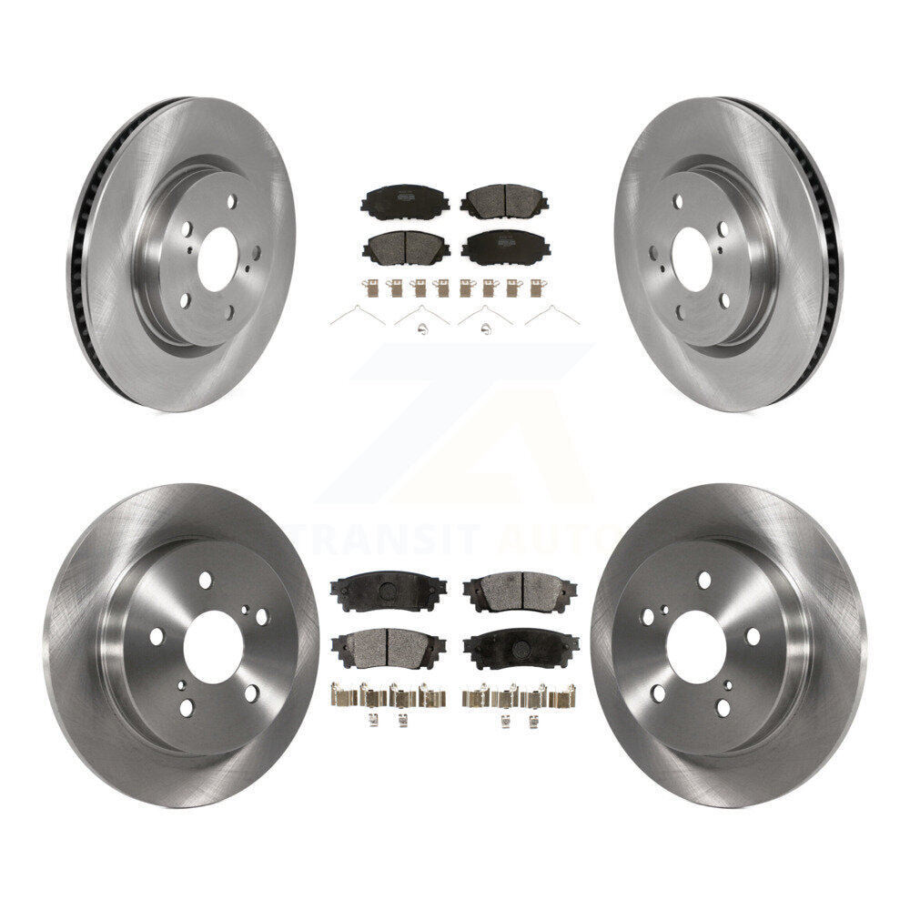 [Avant + Arrière] Kit de Disque et plaquette (semi-métallique) de frein pour Toyota Camry RAV4 Lexus ES350 Avalon ES300h UX250h UX200 C-HR Venza ES250 Corolla Cross K8F-102767