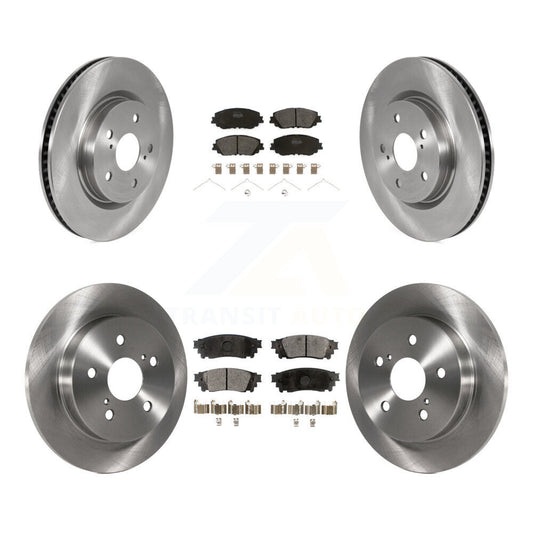 [Avant + Arrière] Kit de Disque et plaquette (semi-métallique) de frein pour Toyota Camry RAV4 Lexus ES350 Avalon ES300h UX250h UX200 C-HR Venza ES250 Corolla Cross K8F-102767