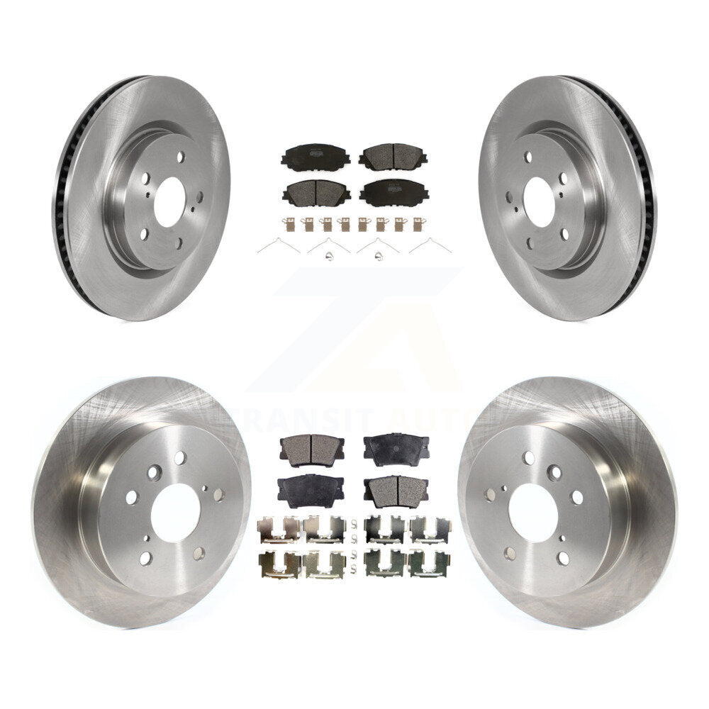 [Avant + Arrière] Kit de Disque et plaquette (semi-métallique) de frein pour Toyota Camry K8F-102768