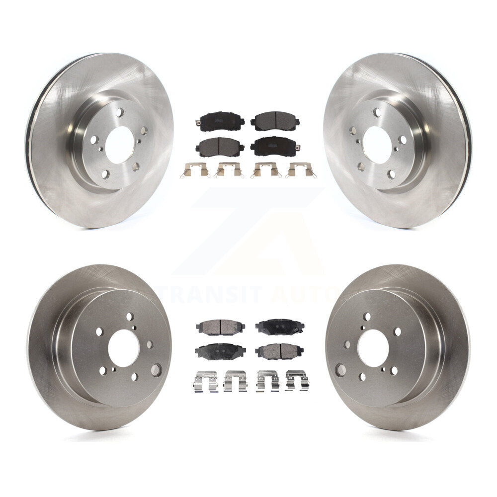 [Avant + Arrière] Kit de Disque et plaquette (semi-métallique) de frein pour 2017-2021 Subaru Impreza avec 276mm Diameter Rotor K8F-102772
