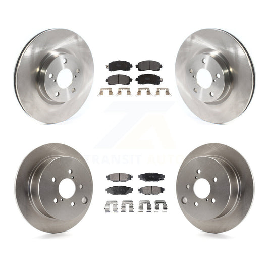 [Avant + Arrière] Kit de Disque et plaquette (semi-métallique) de frein pour 2017-2021 Subaru Impreza avec 276mm Diameter Rotor K8F-102772